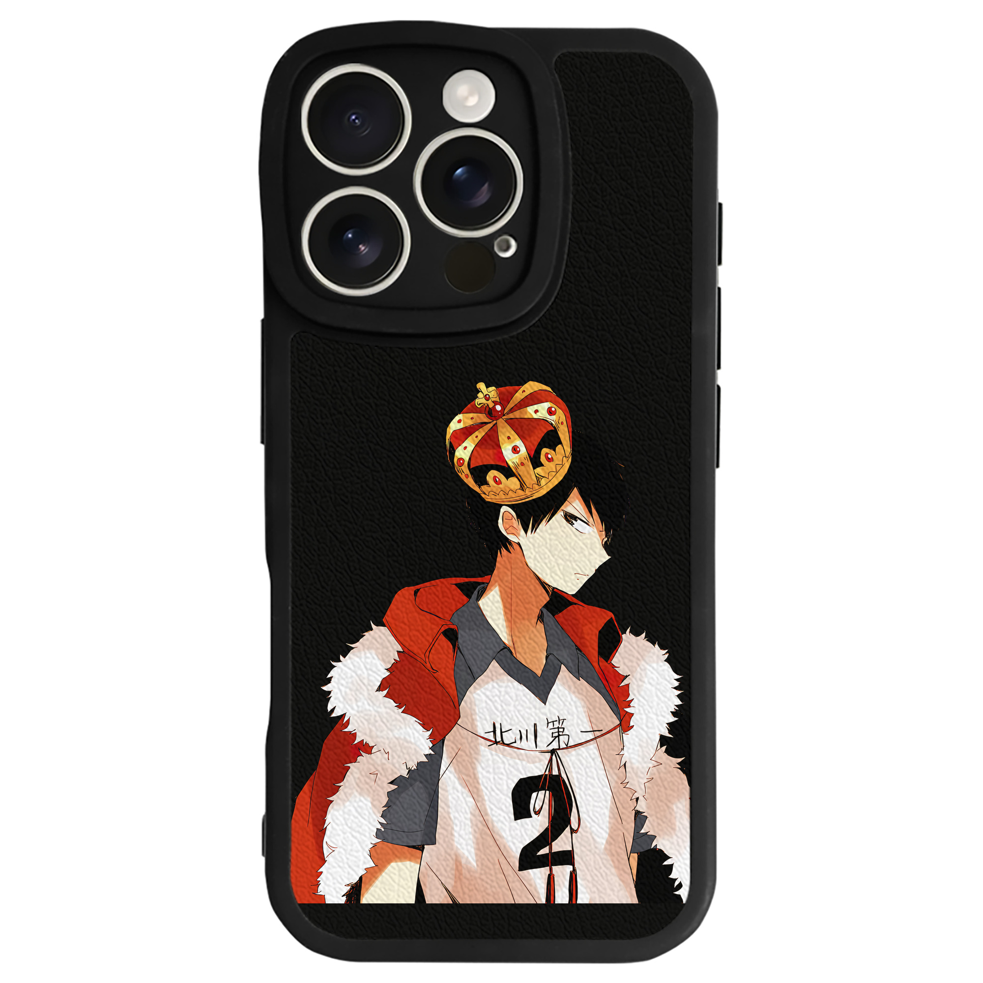 （画像用） ハイキュー!! Haikyu!! 【iPhone 16シリーズ対応】シリコンスマホケース（レザー調） 材質：シリコン